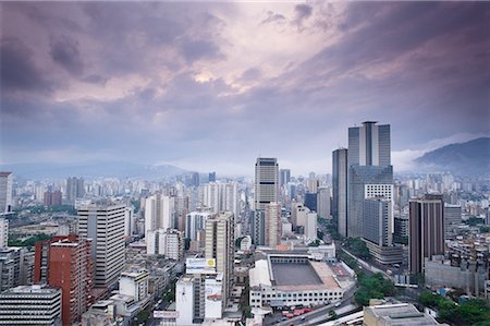 Paysage au crépuscule, Caracas, Venezuela Photographie de stock - Rights-Managed, Code: 700-00082527