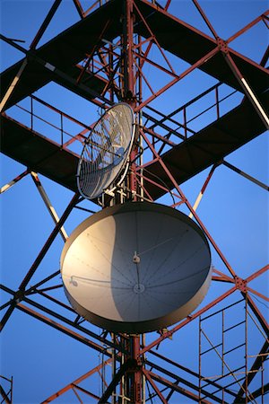 Close-Up of Microwave Tower Caracas, Venezuela Fotografie stock - Rights-Managed, Codice: 700-00082529