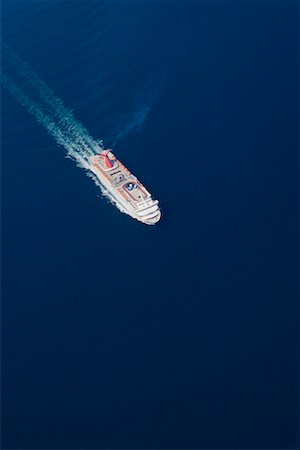 Aerial View of Cruise Ship Atlantic Ocean Stock Photo - Rights-Managed, Code: 700-00082545