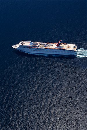 Aerial View of Cruise Ship Atlantic Ocean Stock Photo - Rights-Managed, Code: 700-00082550