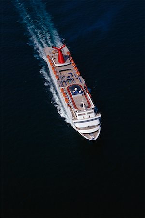 Aerial View of Cruise Ship Atlantic Ocean Stock Photo - Rights-Managed, Code: 700-00082551