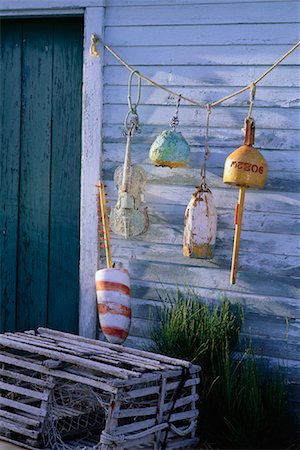 Buoys and Violin by House New England, USA Stock Photo - Rights-Managed, Code: 700-00082914