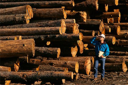 simsearch:700-00081166,k - Worker with Cut and Stacked Logs Foto de stock - Con derechos protegidos, Código: 700-00082950