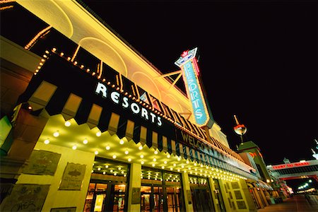 Building and Signs at Night Atlantic City, New Jersey, USA Stock Photo - Rights-Managed, Code: 700-00083022