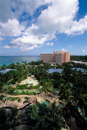 Aerial View of Paradise Island Bahamas Stock Photo - Rights-Managed, Code: 700-00083033