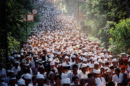 People Walking to Temple Ubud, Bali, Indonesia Stock Photo - Rights-Managed, Code: 700-00083218