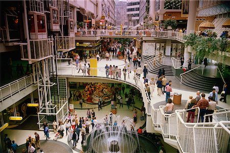 shopping malls in ontario canada - Eaton Centre Interior Toronto, Ontario, Canada Stock Photo - Rights-Managed, Code: 700-00083818
