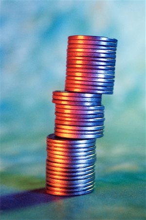 simsearch:700-00049187,k - Stack of American Pennies Stock Photo - Rights-Managed, Code: 700-00083923