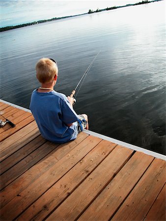 Boy Fishing Stock Photo - Rights-Managed, Code: 700-00094517