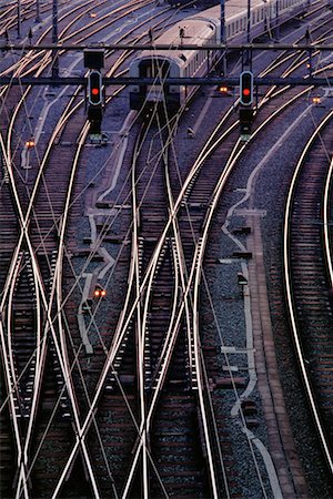 Railway Yard Bern, Switzerland Stock Photo - Rights-Managed, Code: 700-00094693