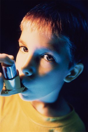 photo inhaler person - Portrait of Boy Using Inhaler Stock Photo - Rights-Managed, Code: 700-00094818
