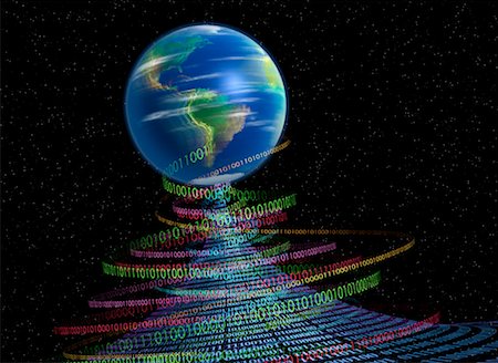 simsearch:700-00028946,k - Earth Spinning on Vortex of Data Stock Photo - Rights-Managed, Code: 700-00095863