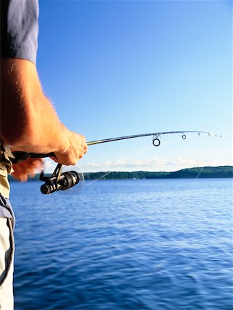 Man Fishing Foto de stock - Direito Controlado, Número: 700-00095880