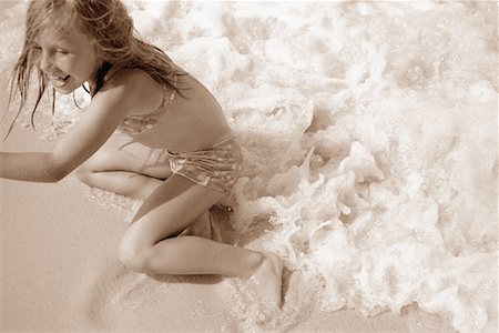 Girl on Beach Stock Photo - Rights-Managed, Code: 700-00095921