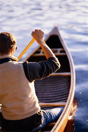 Personne de canoë-kayak Photographie de stock - Rights-Managed, Code: 700-00096137