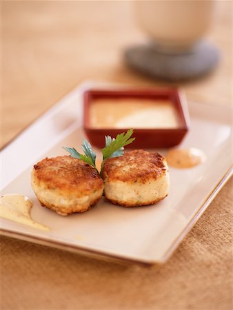 Crabcakes Stock Photo - Rights-Managed, Code: 700-00096580