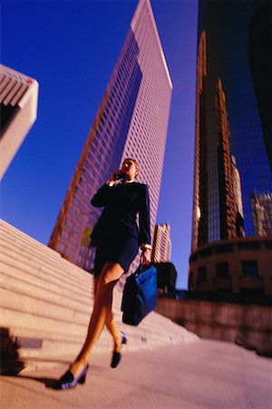 simsearch:700-00064433,k - Businesswoman Using Cell Phone Outdoors Stock Photo - Rights-Managed, Code: 700-00096869