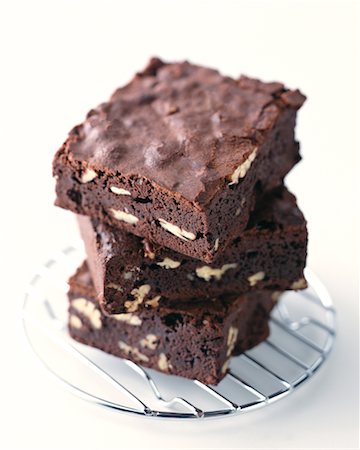 Brownies au chocolat Photographie de stock - Rights-Managed, Code: 700-00097148