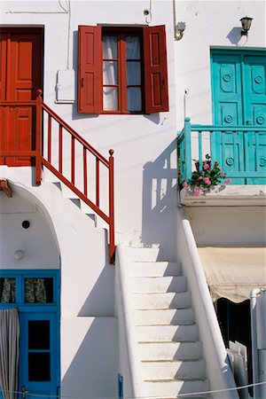 simsearch:400-08371615,k - Apartments Chora, Mykonos, Greece Fotografie stock - Rights-Managed, Codice: 700-00097859