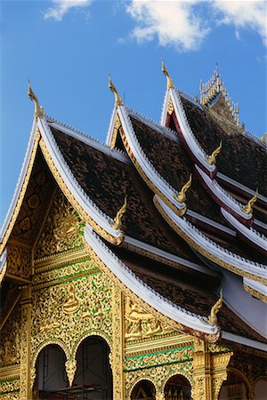 Temple Roof Luang Prabang, Laos Stock Photo - Rights-Managed, Code: 700-00098693
