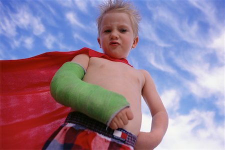 Portrait of Boy with Broken Arm Stock Photo - Rights-Managed, Code: 700-00099153