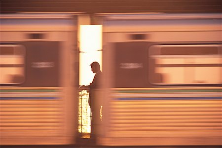 Man at Train Station Stock Photo - Rights-Managed, Code: 700-00099200