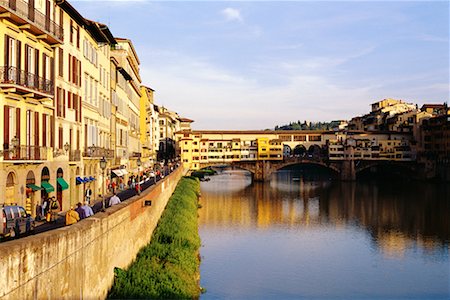 simsearch:700-00681044,k - Arno River and Houses Florence, Italy Stock Photo - Rights-Managed, Code: 700-00099245