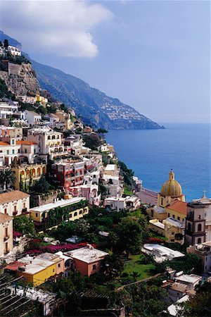 simsearch:6108-08637230,k - Stadtansicht Positano, Italien Stockbilder - Lizenzpflichtiges, Bildnummer: 700-00099282