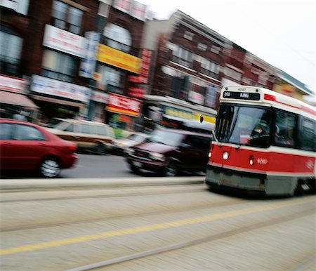 street car toronto - Street Scene Toronto, Ontario, Canada Stock Photo - Rights-Managed, Code: 700-00099646