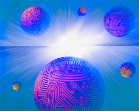 simsearch:700-00017861,k - Circuit Board Spheres Stock Photo - Rights-Managed, Code: 700-00090045