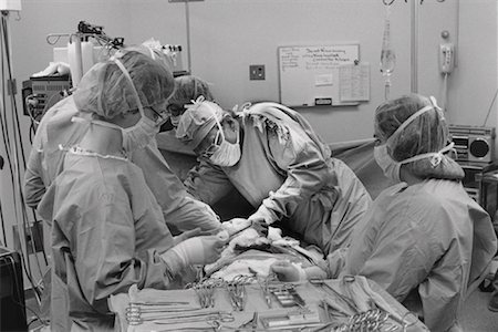 Surgeons Performing Operation Stock Photo - Rights-Managed, Code: 700-00090072