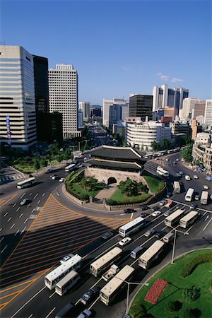 simsearch:841-02918975,k - La porte sud Seoul, Corée du Sud Photographie de stock - Rights-Managed, Code: 700-00090729