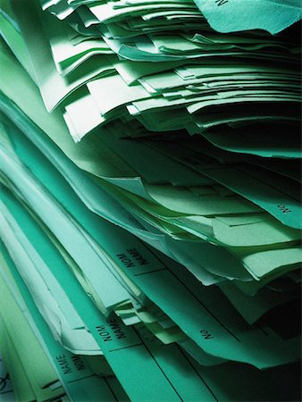 simsearch:700-00795526,k - Stack of Files Stock Photo - Rights-Managed, Code: 700-00090771