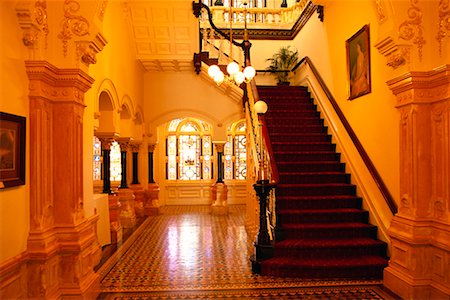 sunbury (australia) - Staircase at Rupertswood Mansion, Australia Foto de stock - Con derechos protegidos, Código: 700-00090828