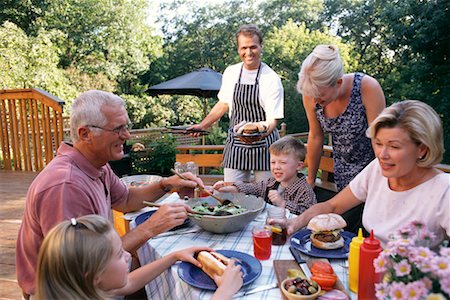 Family Barbeque Stock Photo - Rights-Managed, Code: 700-00090925