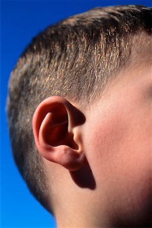 Close-up of Boy's Ear Stock Photo - Rights-Managed, Code: 700-00092040