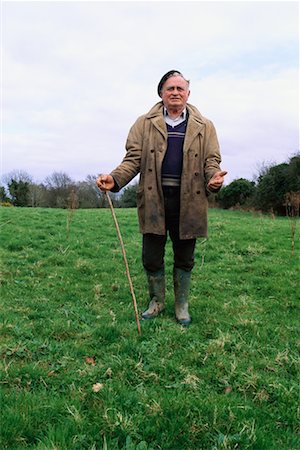 Portrait of Farmer Ireland Stock Photo - Rights-Managed, Code: 700-00092159