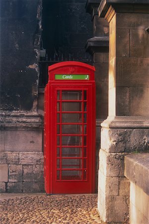 red call box - Cabine téléphonique, Oxford, Angleterre Photographie de stock - Rights-Managed, Code: 700-00092614