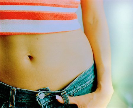 simsearch:873-06440651,k - Woman's Stomach Stock Photo - Rights-Managed, Code: 700-00093453