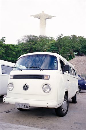 Van in Parking Lot Corcovado Mountain Rio de Janeiro, Brazil Stock Photo - Rights-Managed, Code: 700-00093624