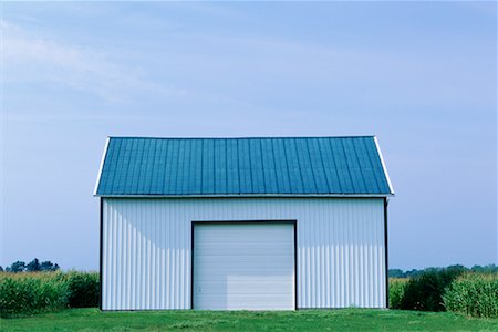 stati delle pianure - Shed on Farm Fotografie stock - Rights-Managed, Codice: 700-00093882