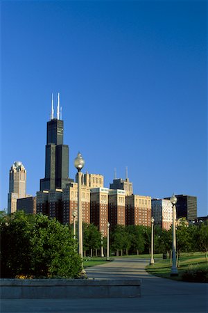 simsearch:841-06502040,k - Skyline de Chicago, Illinois, USA Photographie de stock - Rights-Managed, Code: 700-00093911