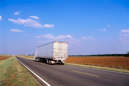 simsearch:700-06037905,k - Transport Truck on Road Stock Photo - Rights-Managed, Code: 700-00093935