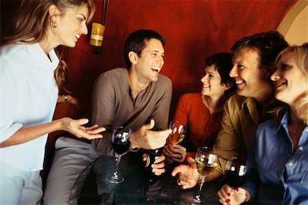 Friends Having Drinks Stock Photo - Rights-Managed, Code: 700-00154005