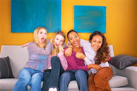 Girls Hanging Out Stock Photo - Rights-Managed, Code: 700-00154675