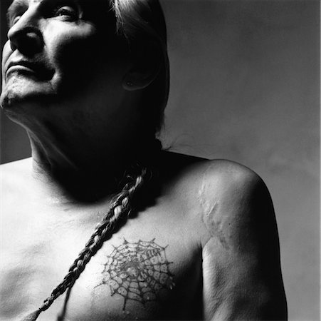 scars - Native American Man Stock Photo - Rights-Managed, Code: 700-00155480