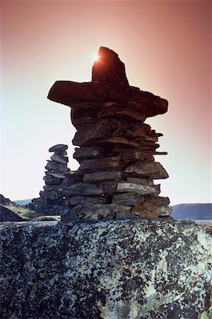 simsearch:700-00182490,k - Inukshuk Stock Photo - Rights-Managed, Code: 700-00155575