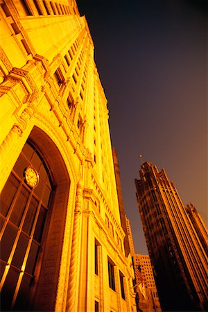 edificio wrigley - Wrigley Building Chicago, Illinois, USA Foto de stock - Con derechos protegidos, Código: 700-00155624