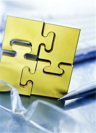 Puzzle Pieces Stock Photo - Rights-Managed, Code: 700-00155855