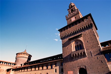 View of Castello Sforzesco Milan, Italy Stock Photo - Rights-Managed, Code: 700-00155902
